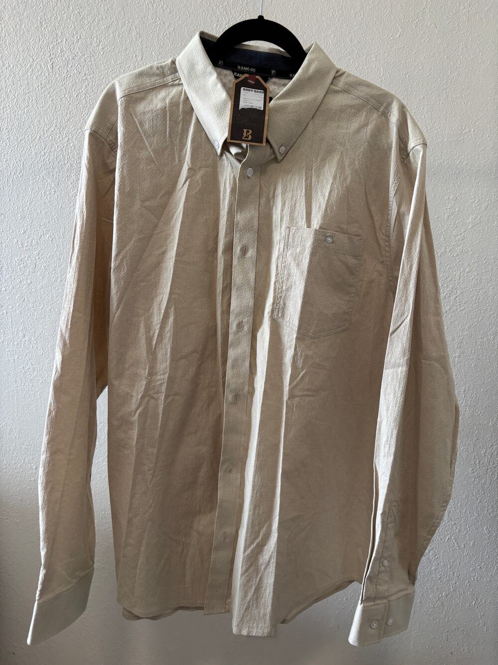 Rank 45 Dress Shirt Mens Size Large New